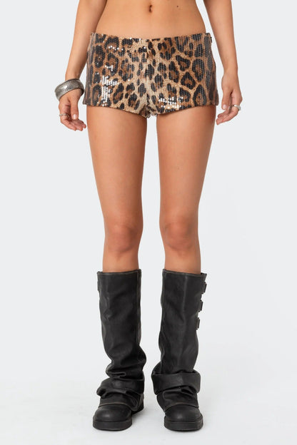 MASHALA™ Leopard Microshorts