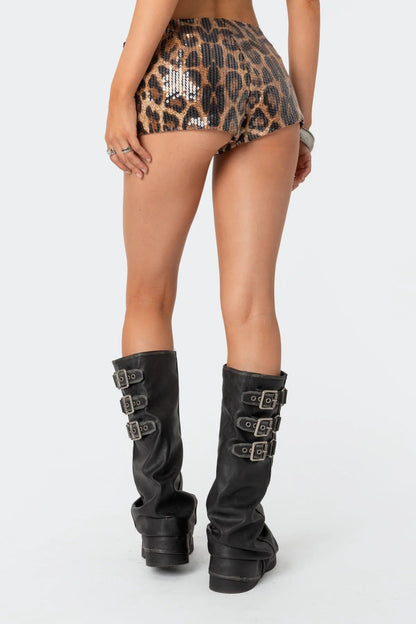 MASHALA™ Leopard Microshorts